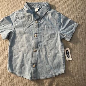 18-24m denim button up shirt